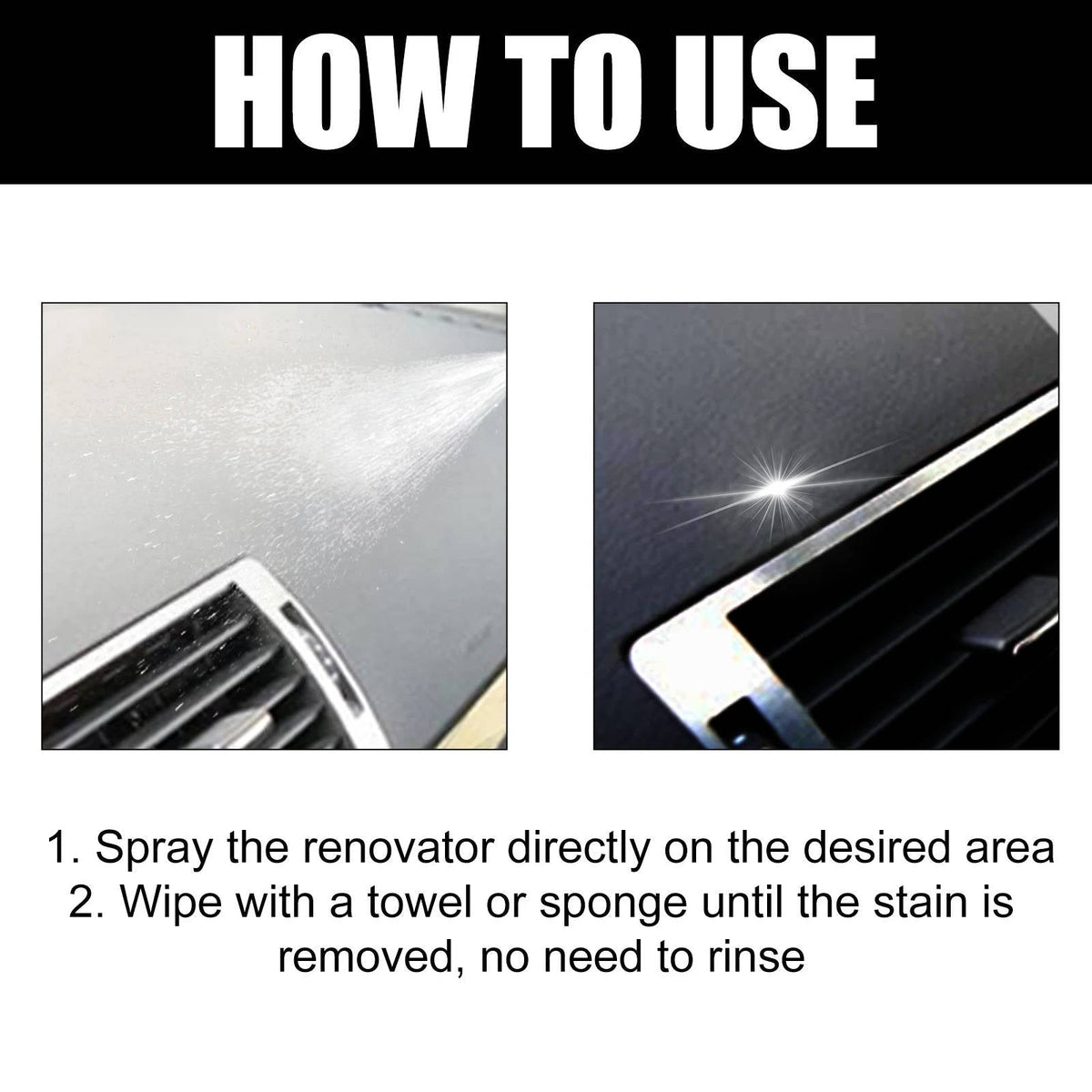 Ultimate Car Interior Care Kit - Set of 3 Bottles