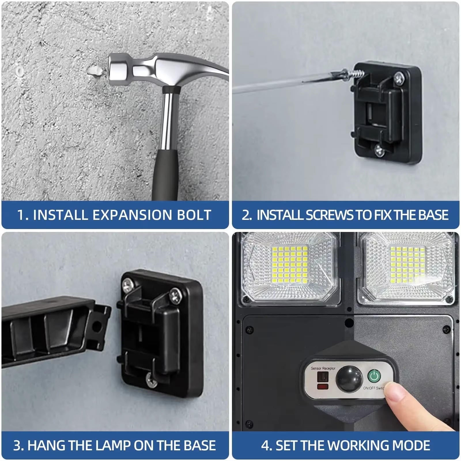 BrightGuard Solar Outdoor Lighting System