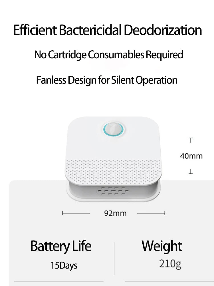Automatic Litter Box Freshener with Smart Odor Control