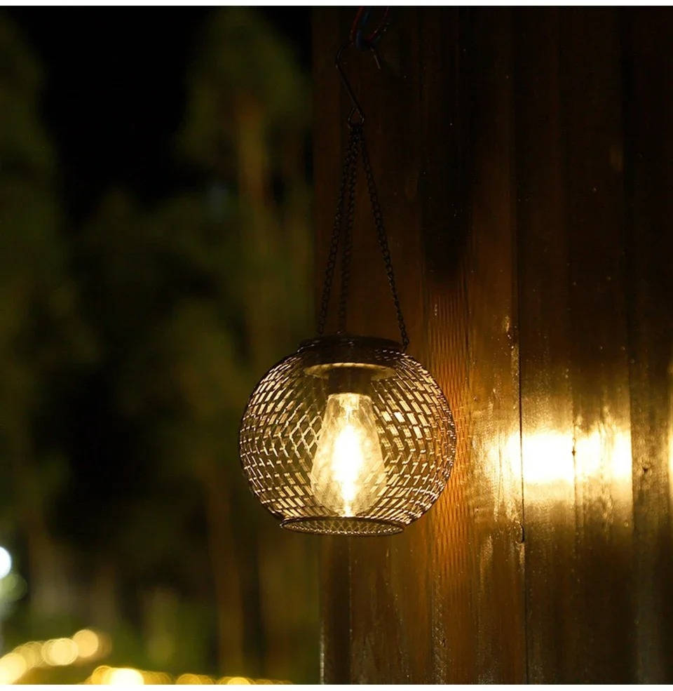 Charming Solar-Powered Garden Lantern