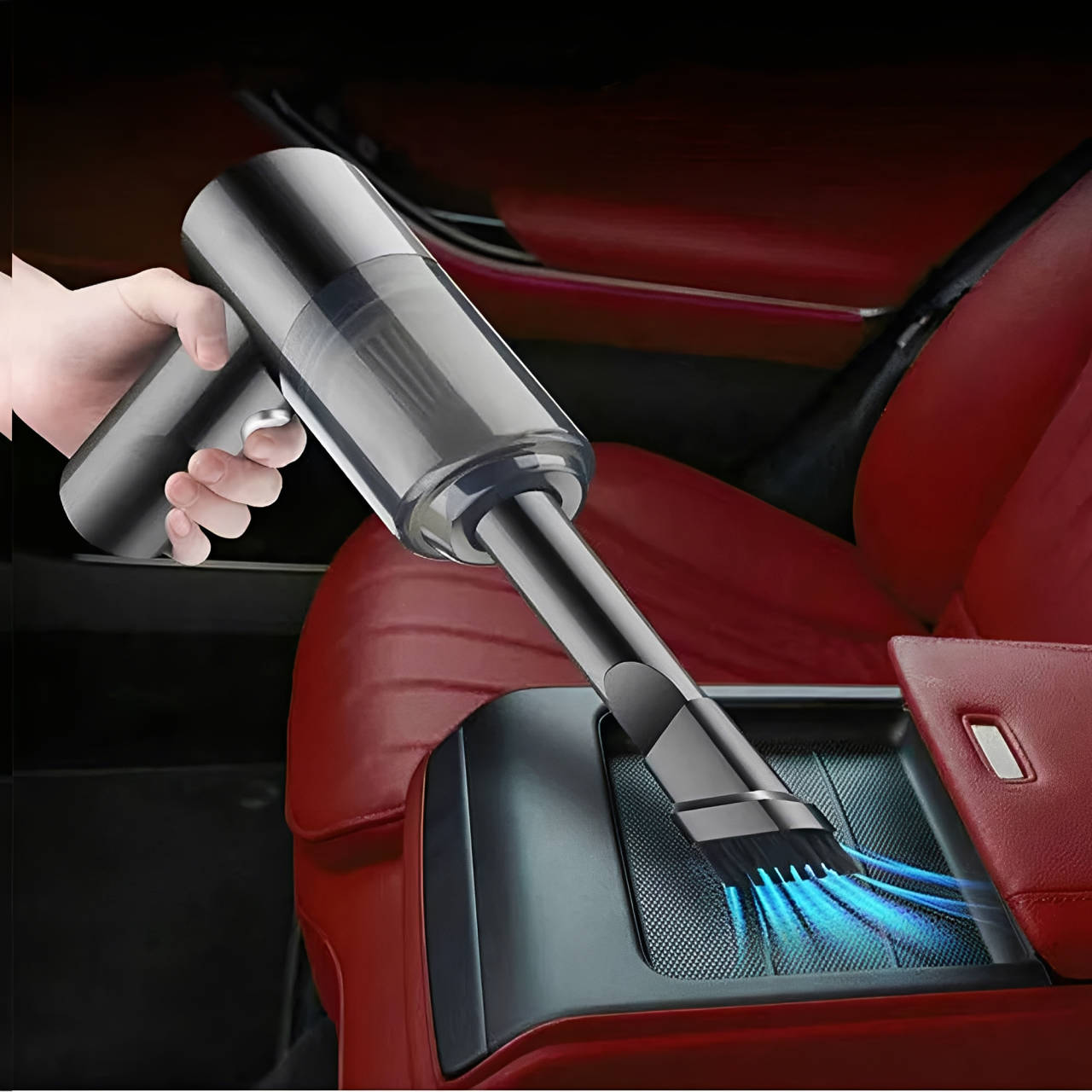 Portable Rechargeable Car Vacuum for Effortless Cleaning