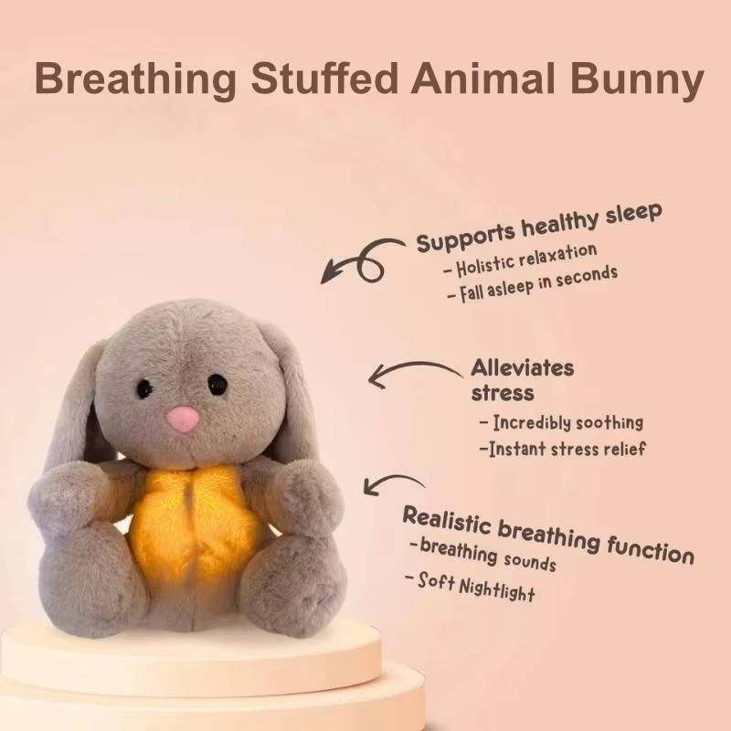 Soothing Plush Bunny for Relaxation and Sleep