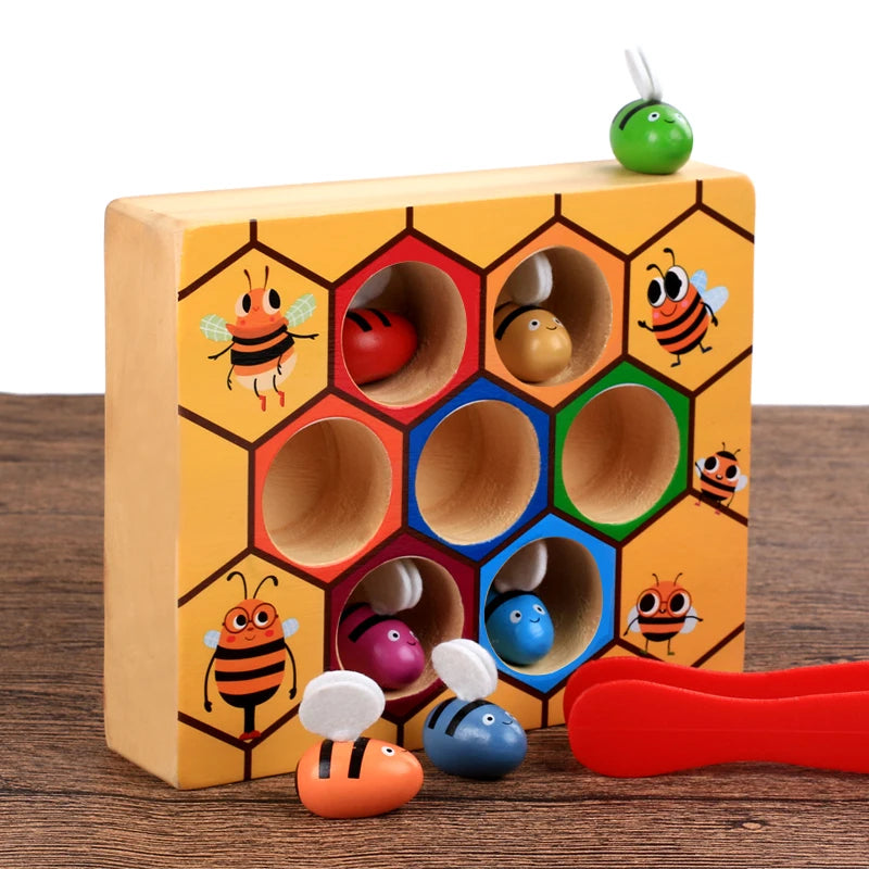 Colorful Hive Matching Game for Early Learners