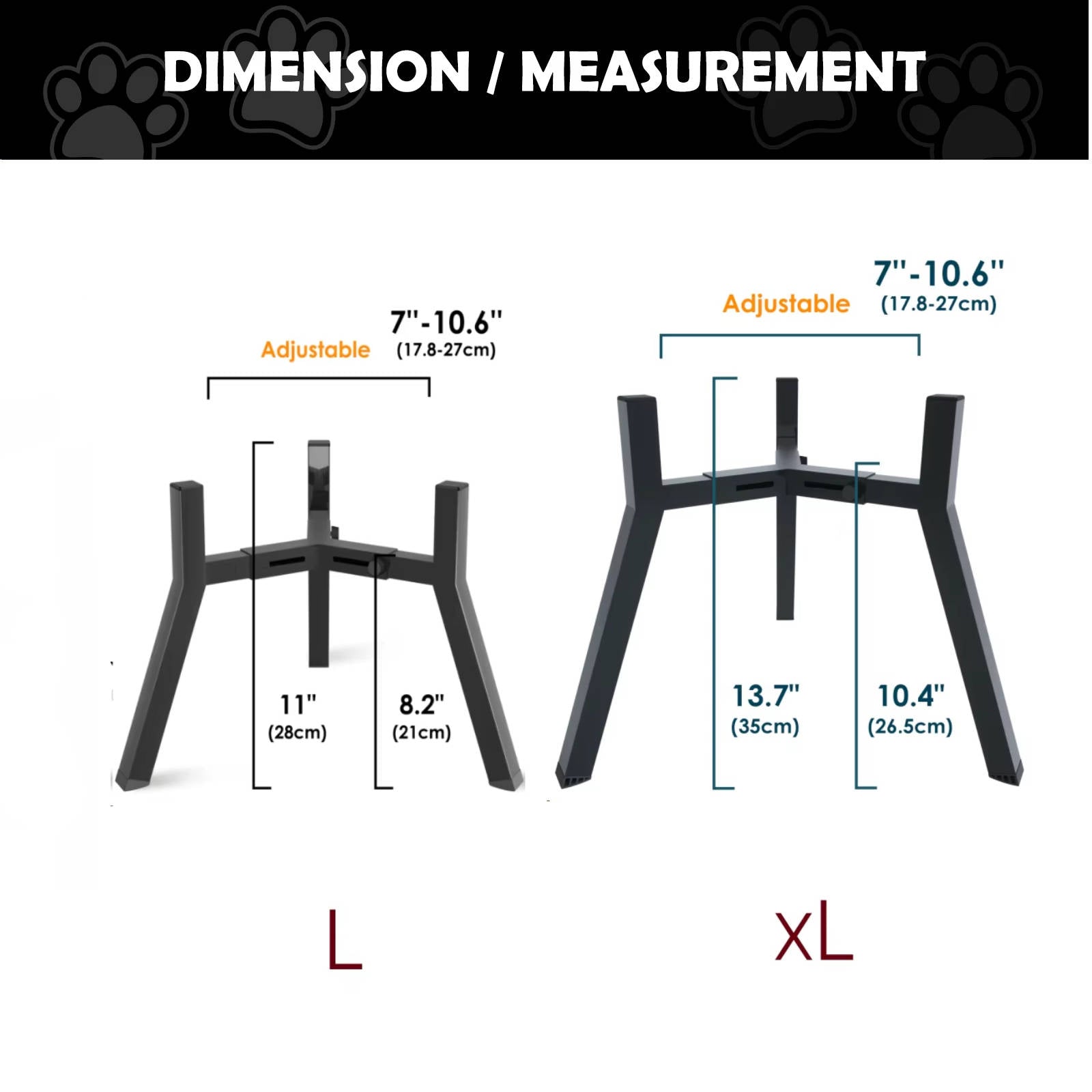 Adjustable Elevated Pet Feeding Station