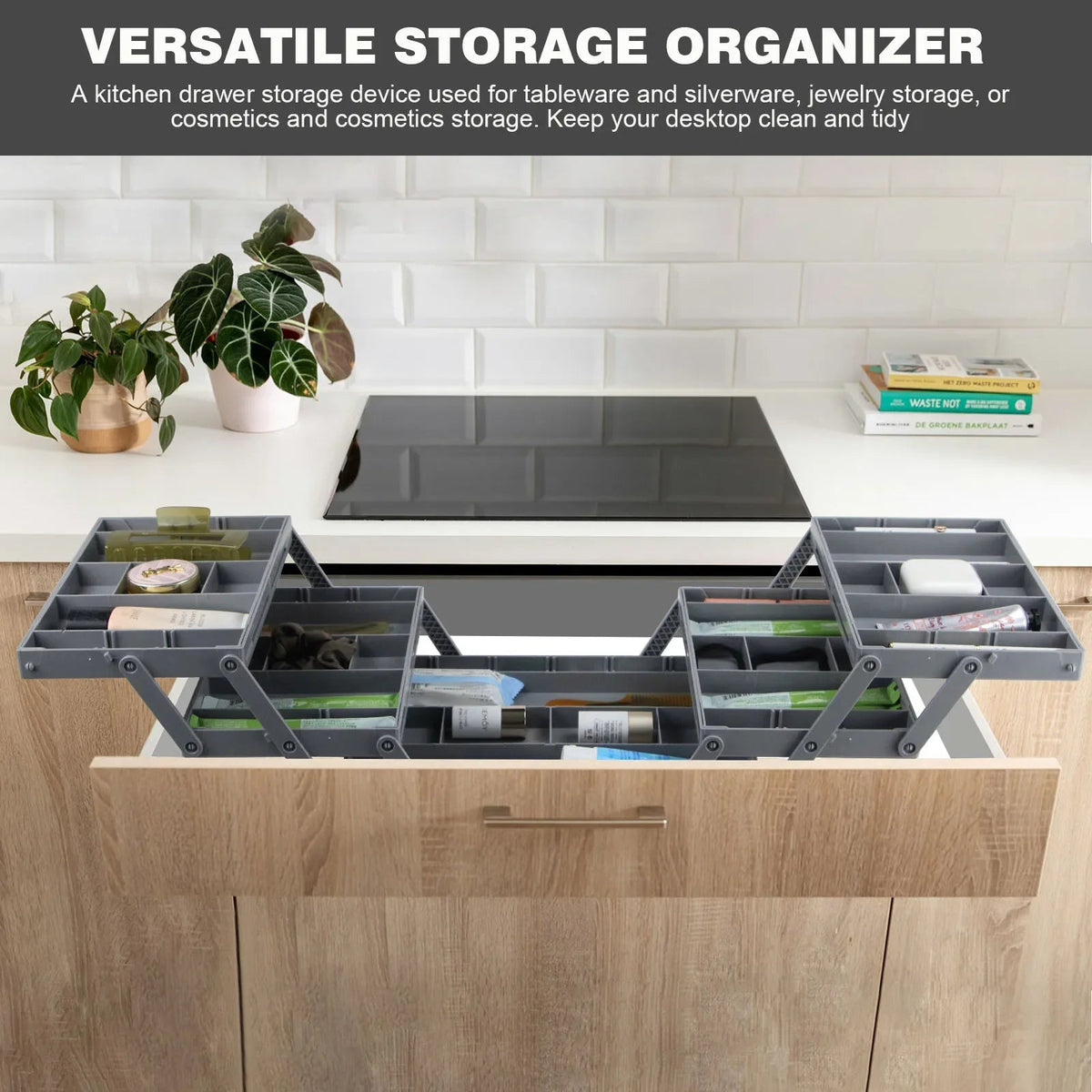 Versatile 3-Tier Storage Organizer for Every Room