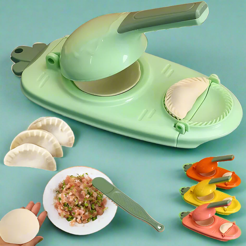 Dual-Function Dumpling Press for Effortless Cooking