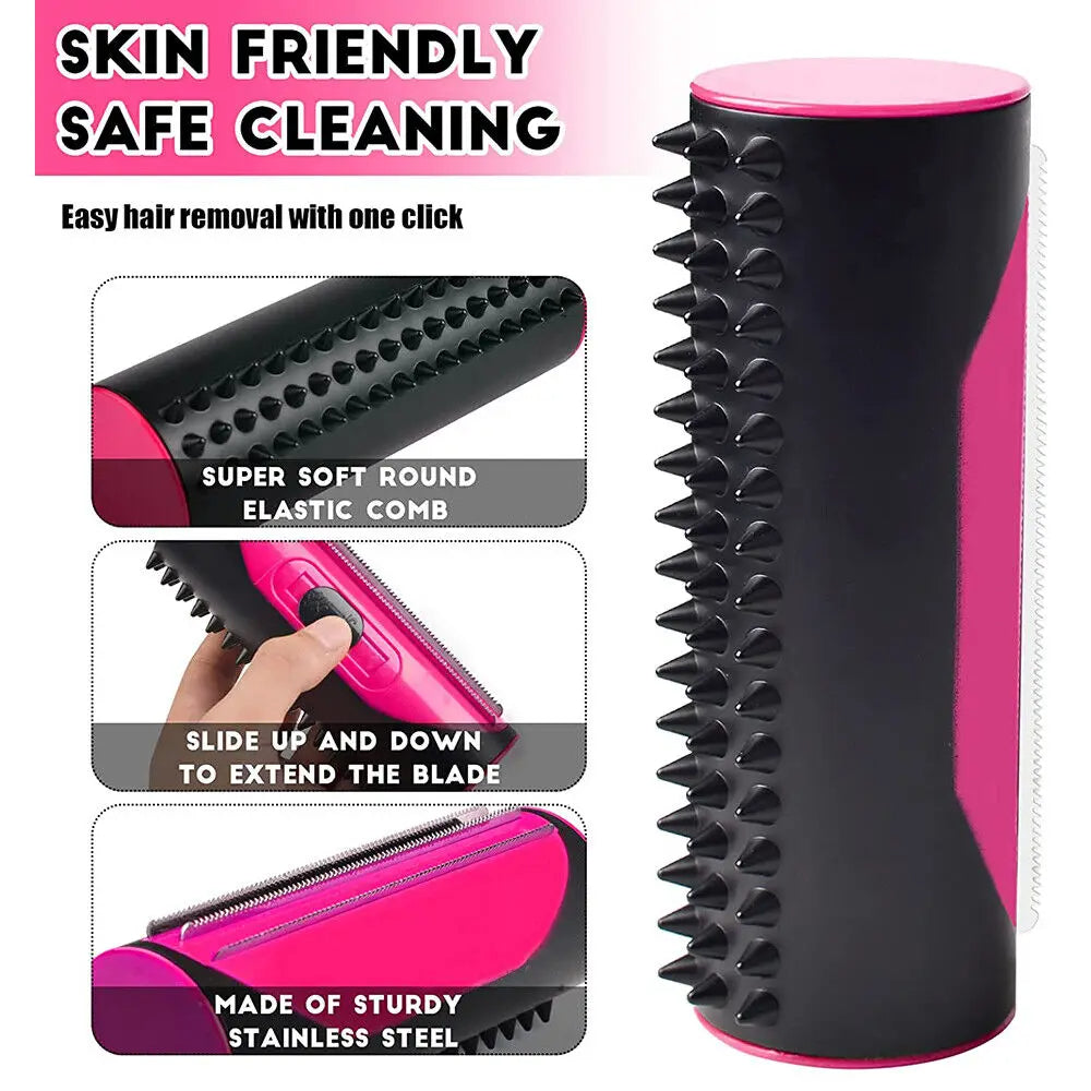 Ultimate Pet Grooming Tool - Effective Shedding Brush for Dogs & Cats