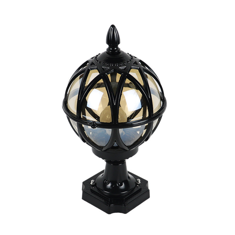 Stylish Outdoor Globe Light for Garden Posts and Walkways