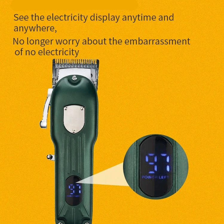 All-Metal Rechargeable Pet Clipper for Effortless Grooming
