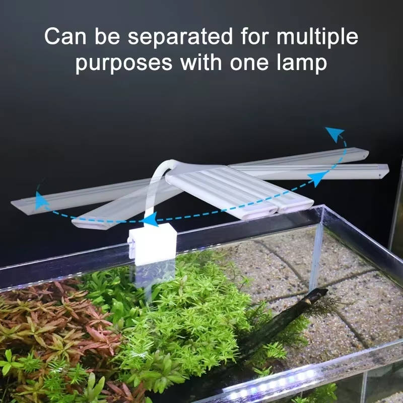Brilliant LED Clip-On Aquarium Light for Enhanced Fish & Plant Growth