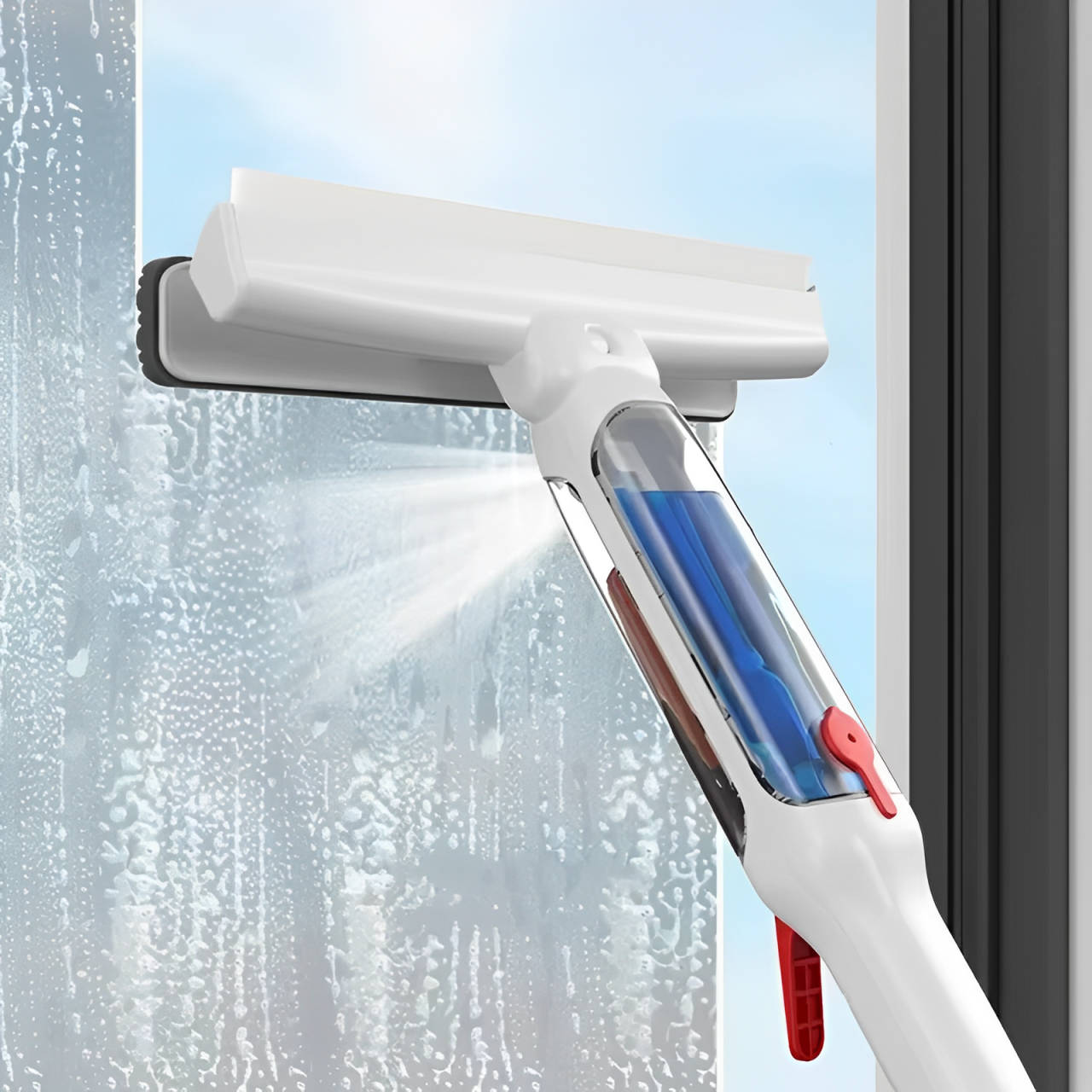 Extendable Window Cleaning Tool with Ergonomic Grip