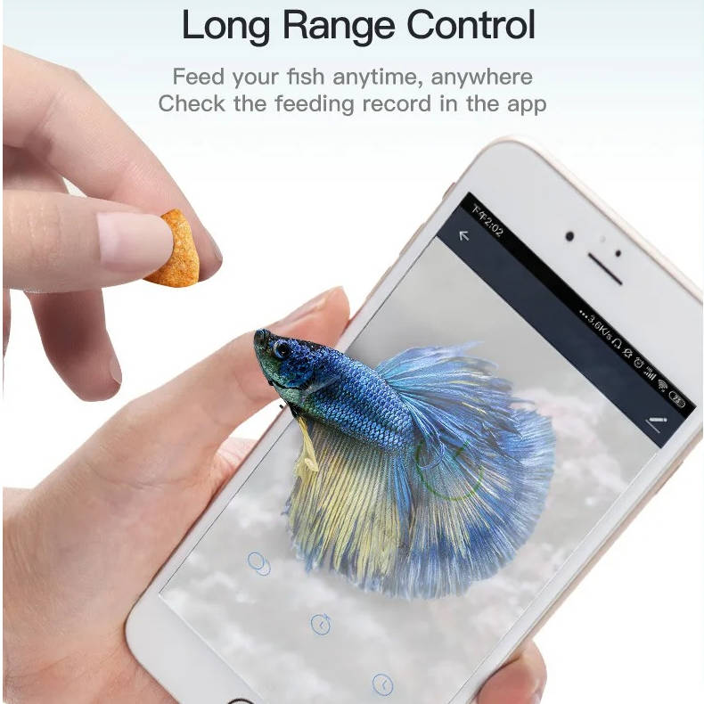 Smart AquaFeeder for Stress-Free Fish Feeding