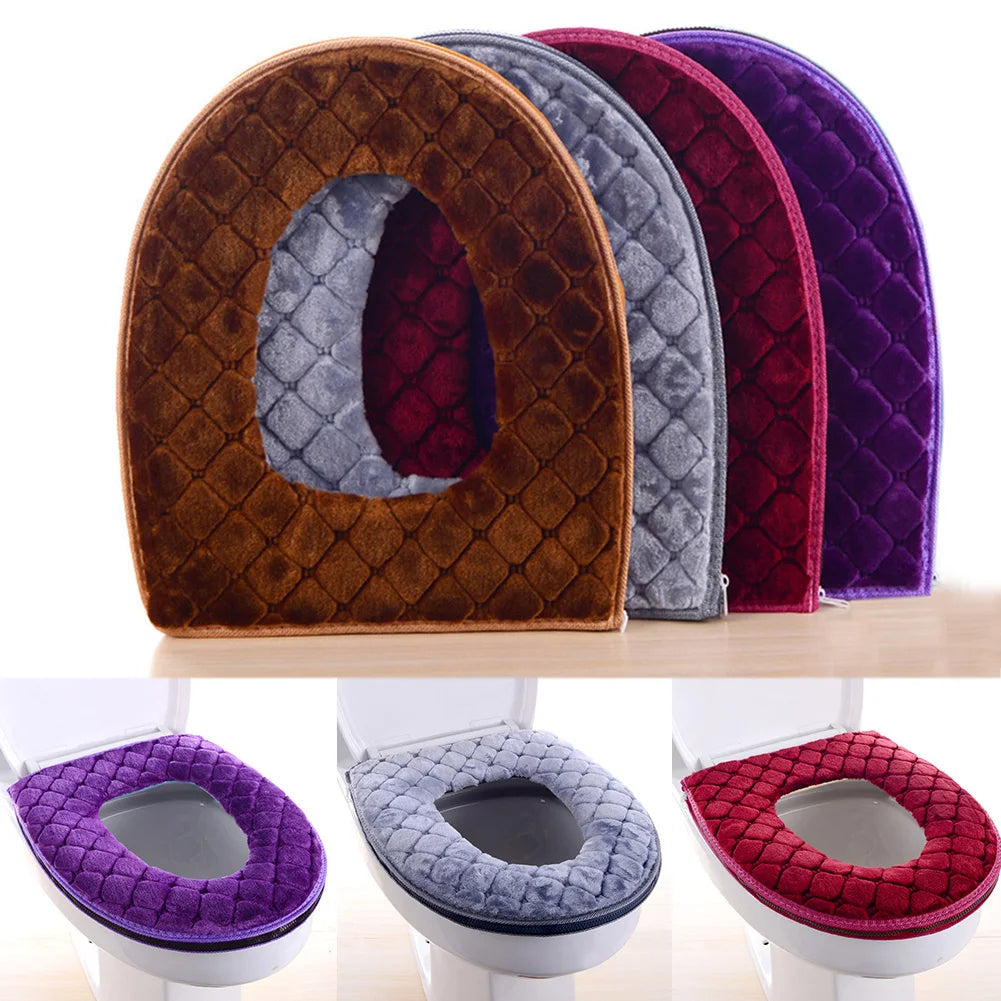 Plush Toilet Seat Cover for Ultimate Comfort and Warmth