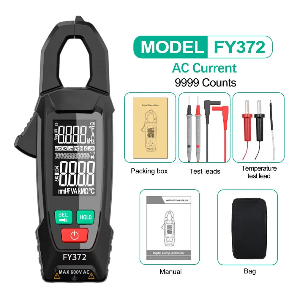Smart Clamp Meter for AC and DC Voltage Measurement