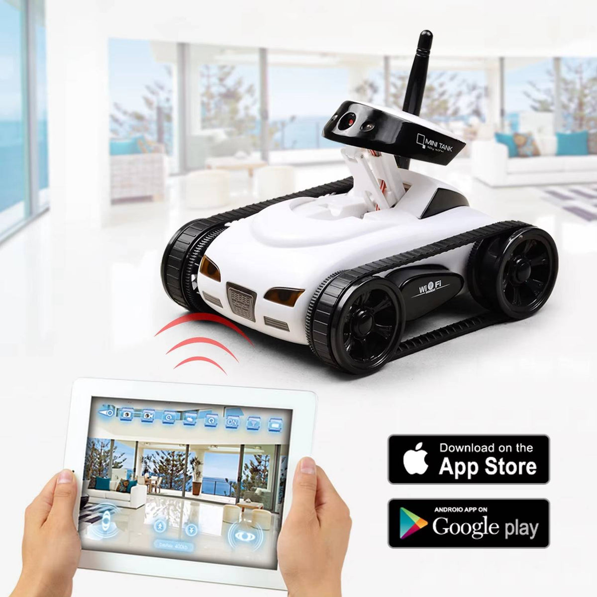 Smart Spy Rover with Live Streaming Camera