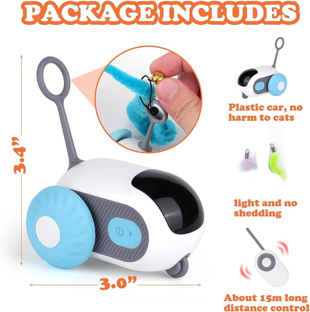 Interactive Remote-Controlled Cat Playmate