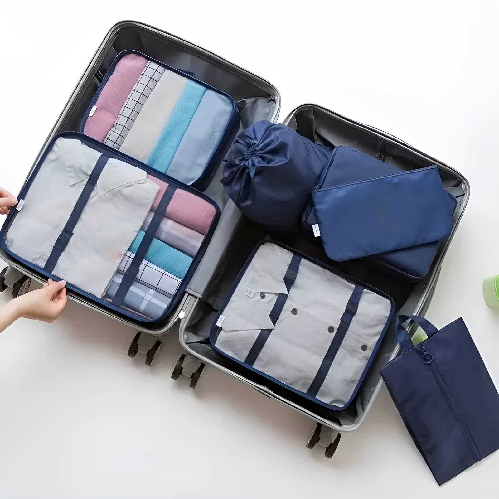 Ultimate Travel Storage Set with 7 Versatile Cubes