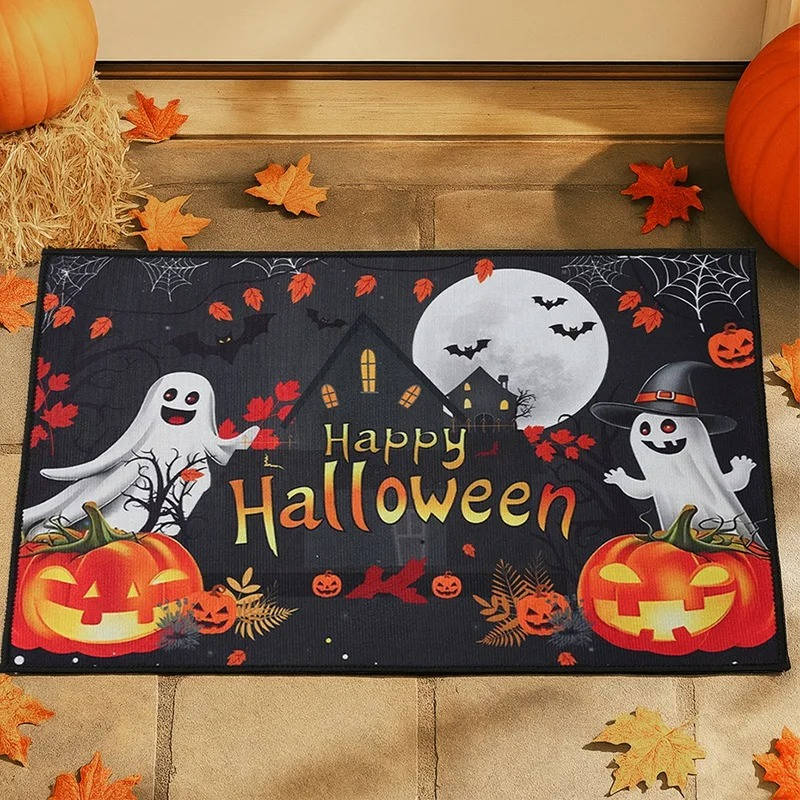Spooky Welcome Mat for Seasonal Festivities