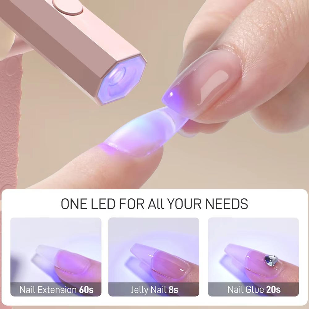 Compact LED Nail Curing Device for On-the-Go Glam