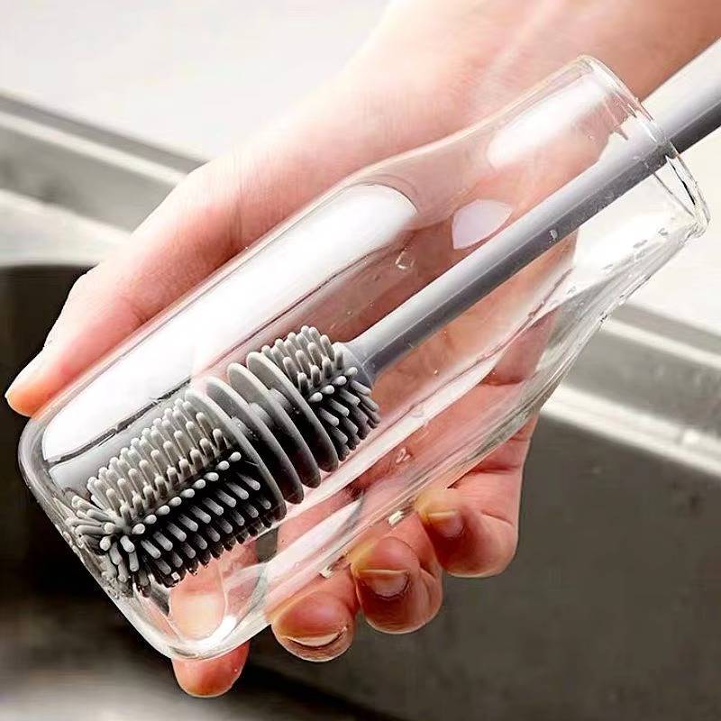 Ultimate Bottle Scrubber with Flexible Reach