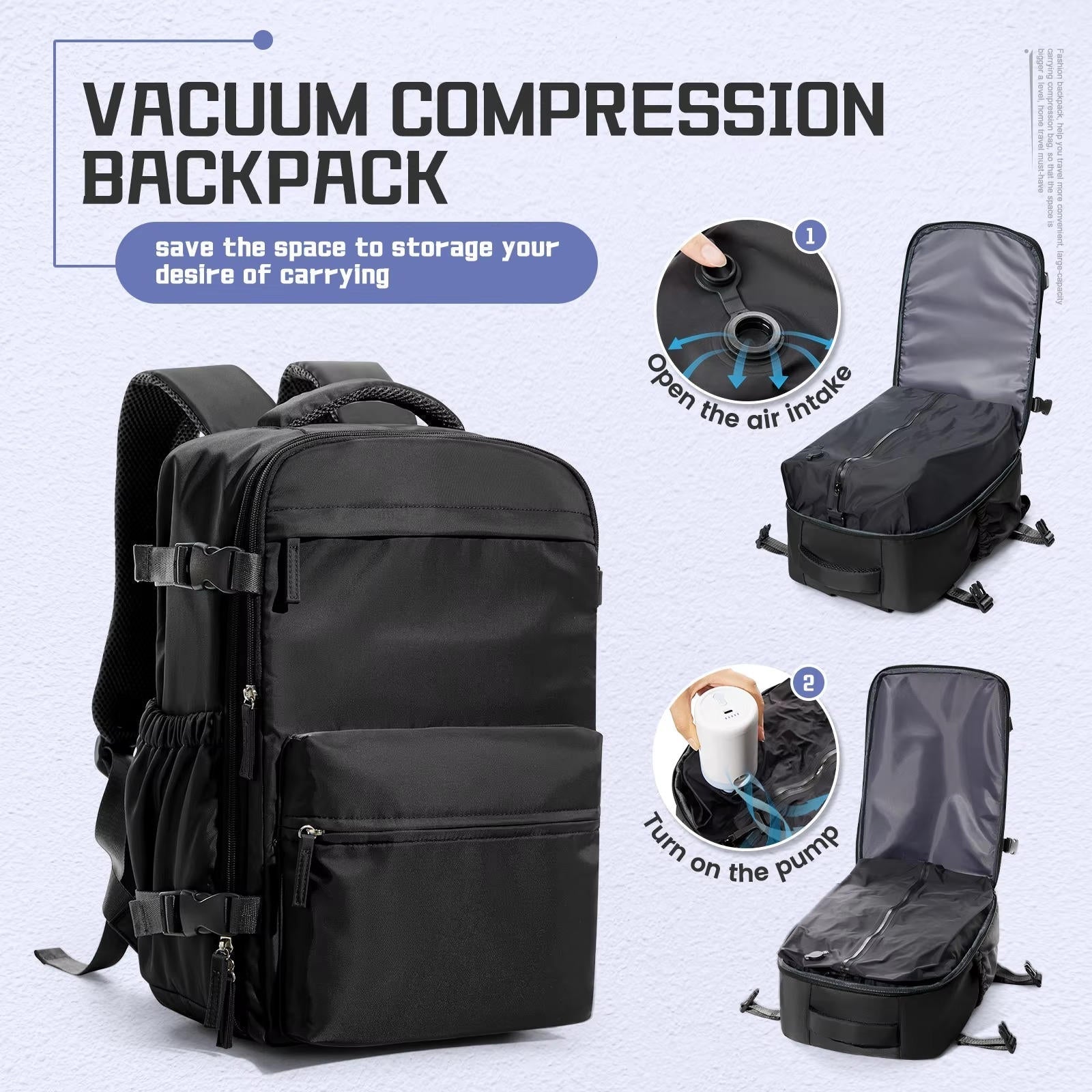 Ultimate Compression Travel Backpack for Organized Journeys