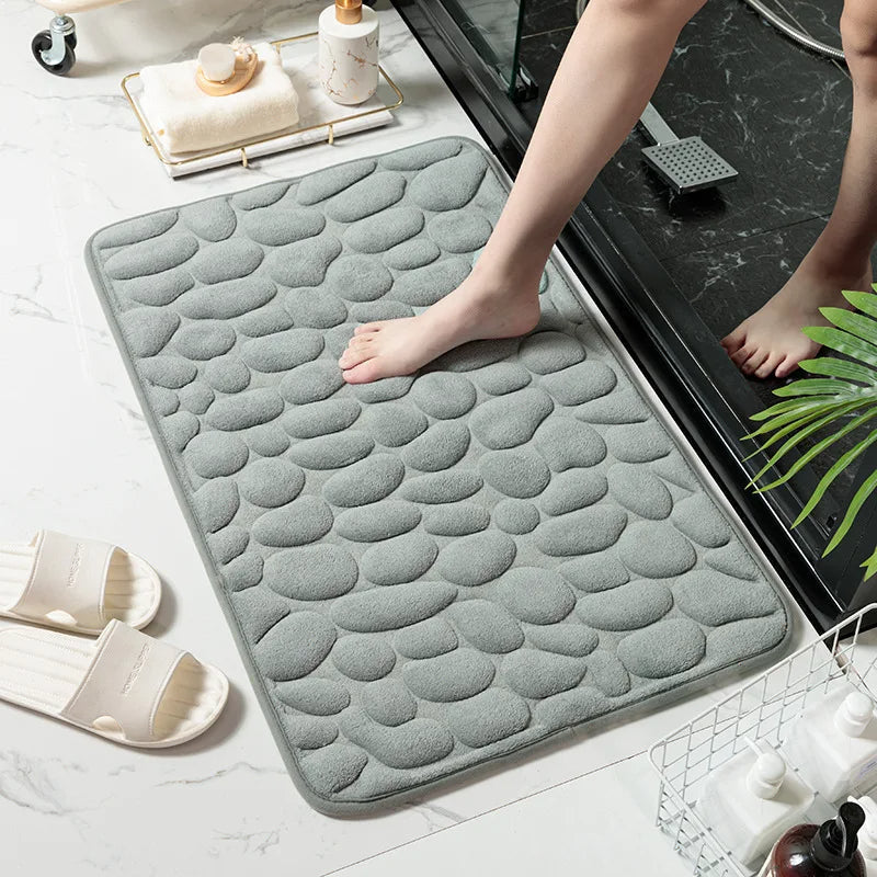 Luxury Plush Memory Foam Bathroom Comfort Mat