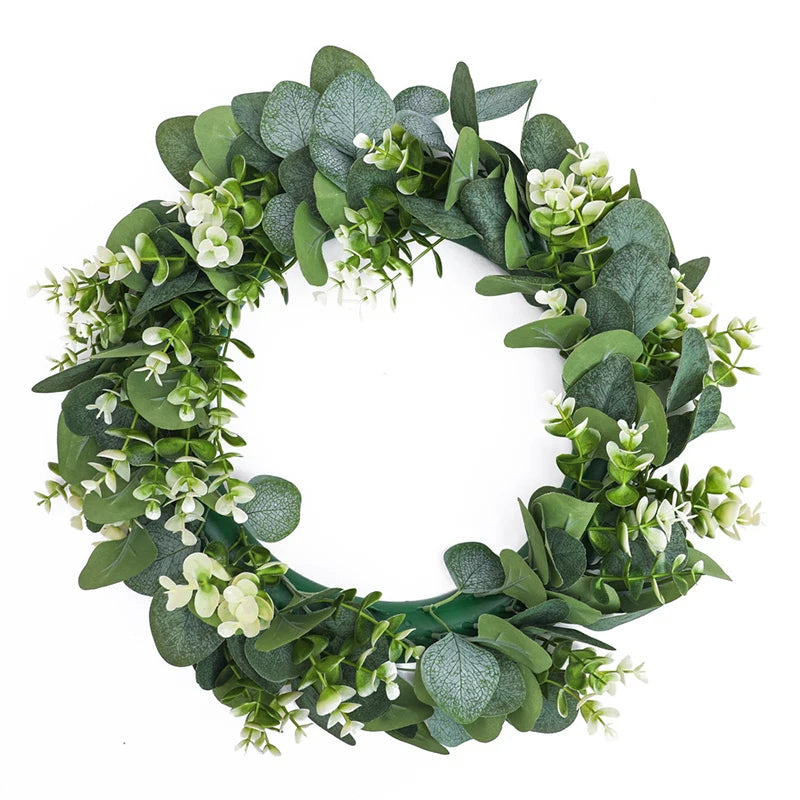 Charming Eucalyptus Door Wreath for Year-Round Elegance