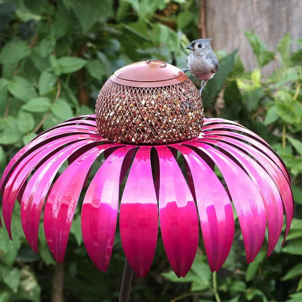 Vibrant Bloom Bird Feeder for Your Garden