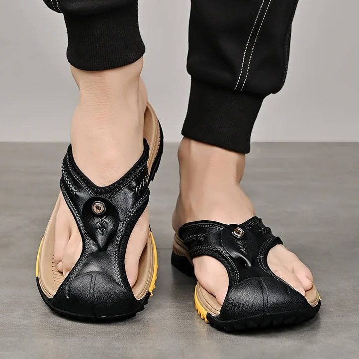 Lightweight Water-Resistant Closed-Toe Sandals for Men