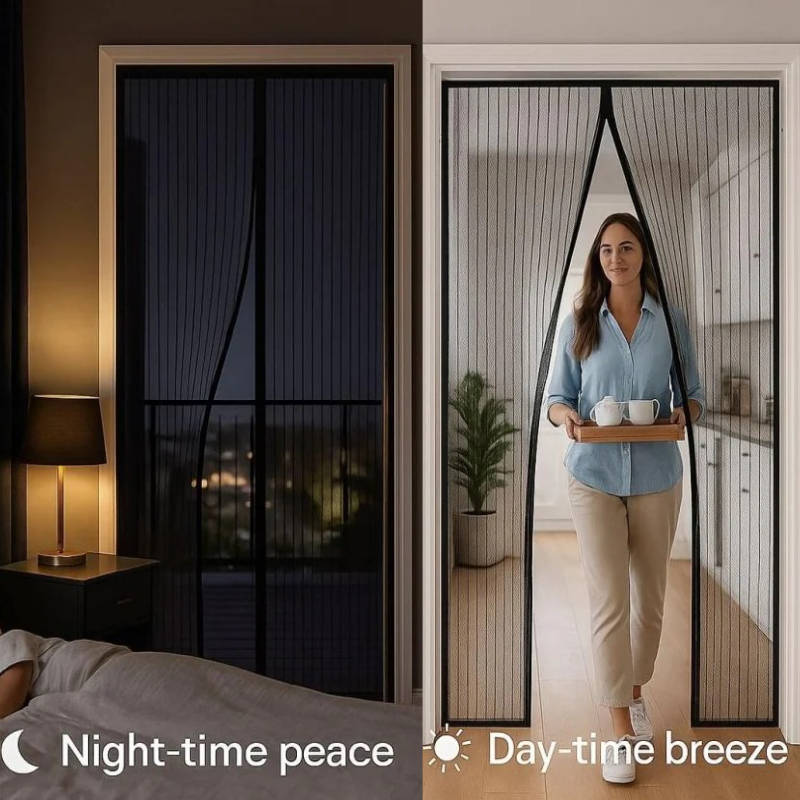 Custom Fit Magnetic Insect Barrier for Doors