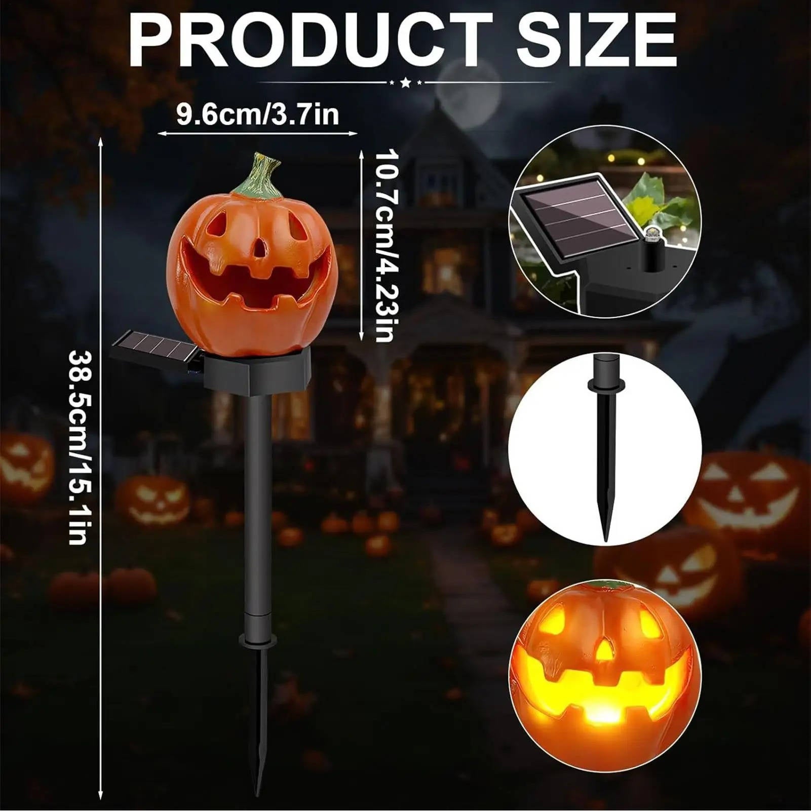 Enchanting Pumpkin Pathway Illuminators for Halloween