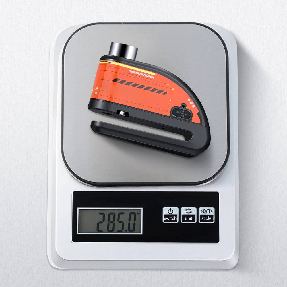 SecureRide Disc Lock with Alarm System