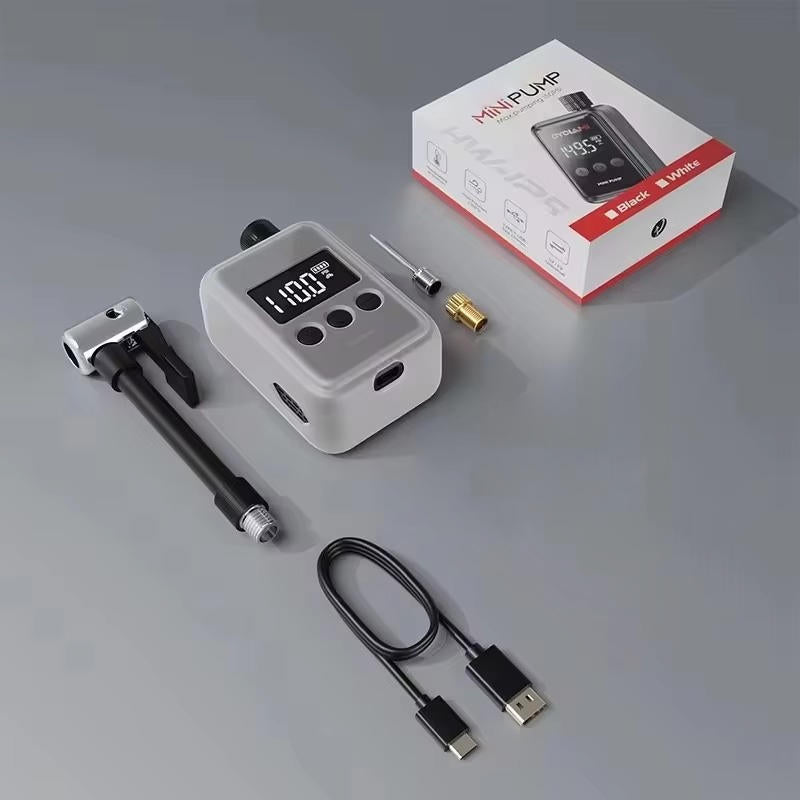 Compact Electric Bicycle Tire Inflator