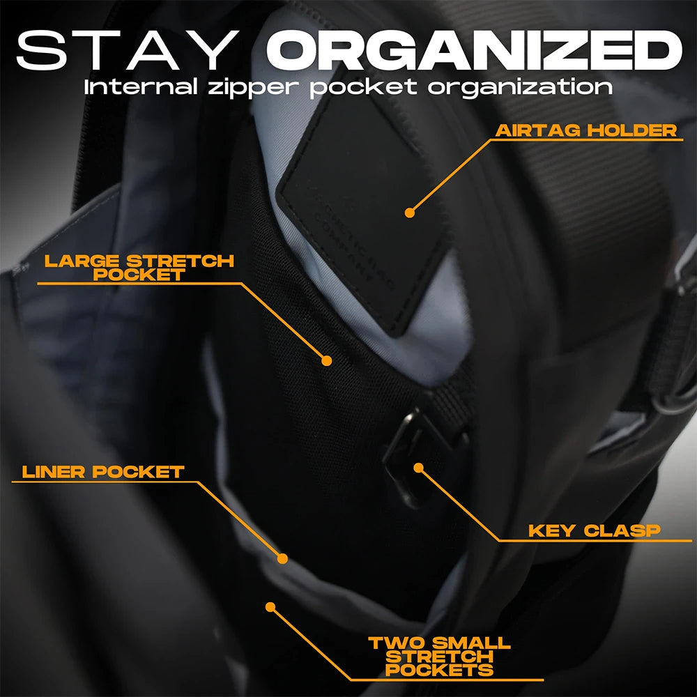 Sleek Hydration Carrier with Magnetic Attachment System