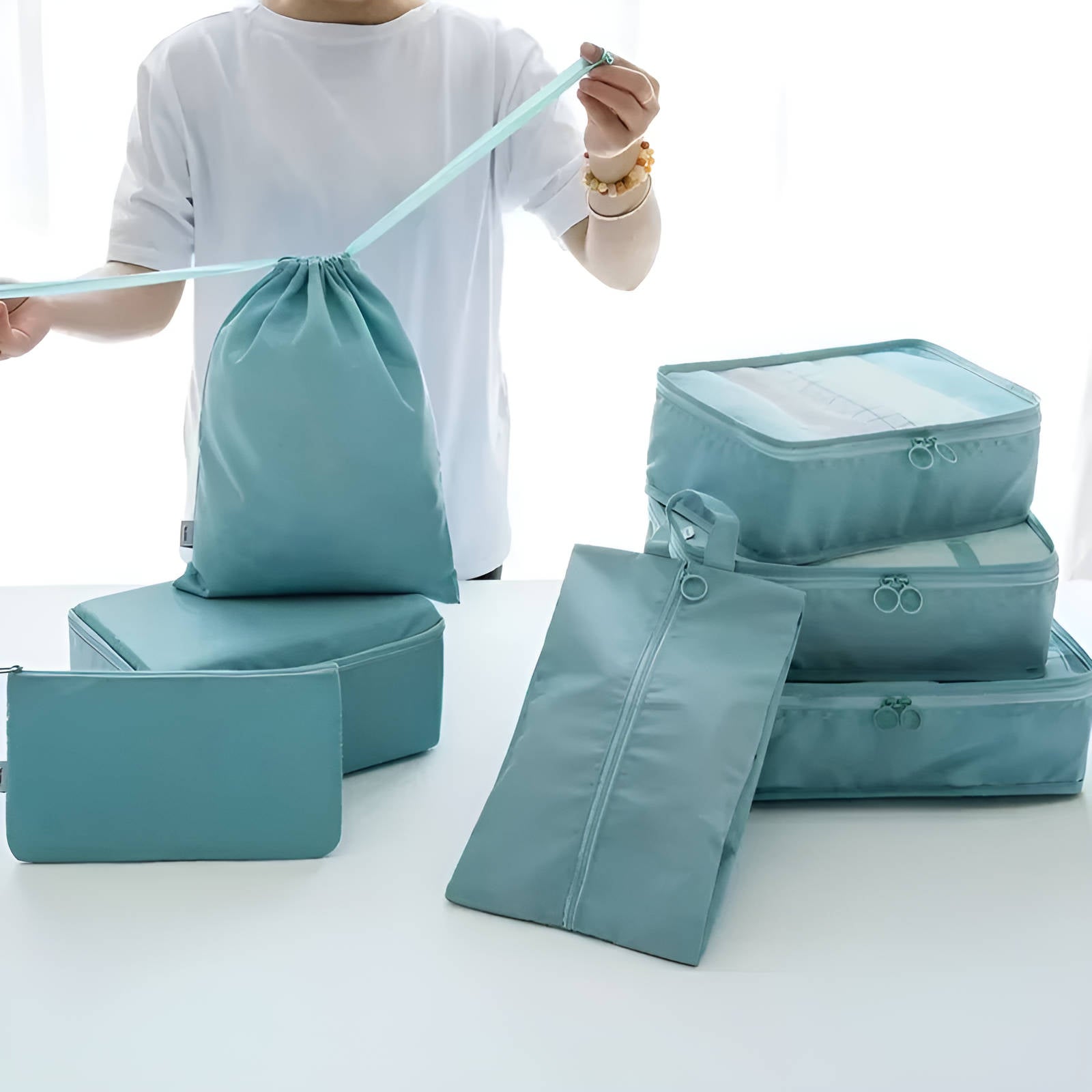 Ultimate Travel Storage Set with 7 Versatile Cubes
