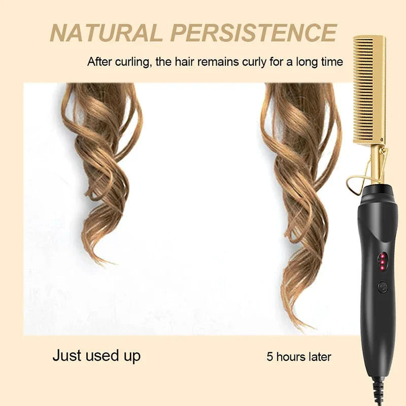 SleekStyle Pro Hot Comb for Thick and Coarse Hair