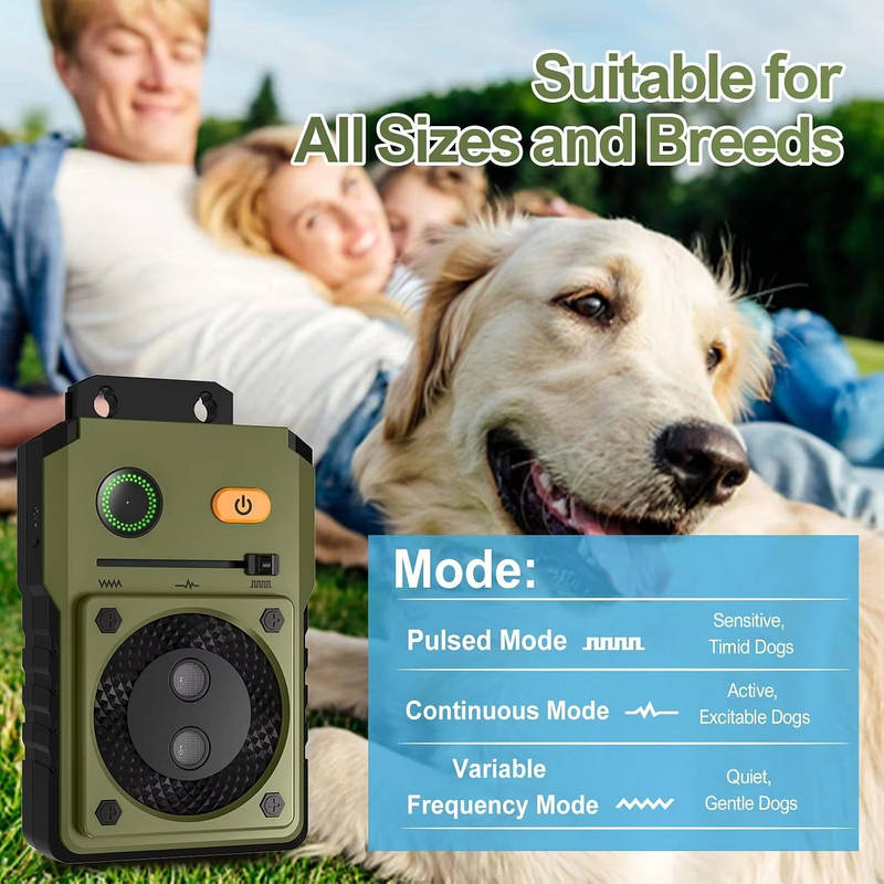 BarkAway Ultrasonic Dog Training Device – 50FT Range, 3 Modes