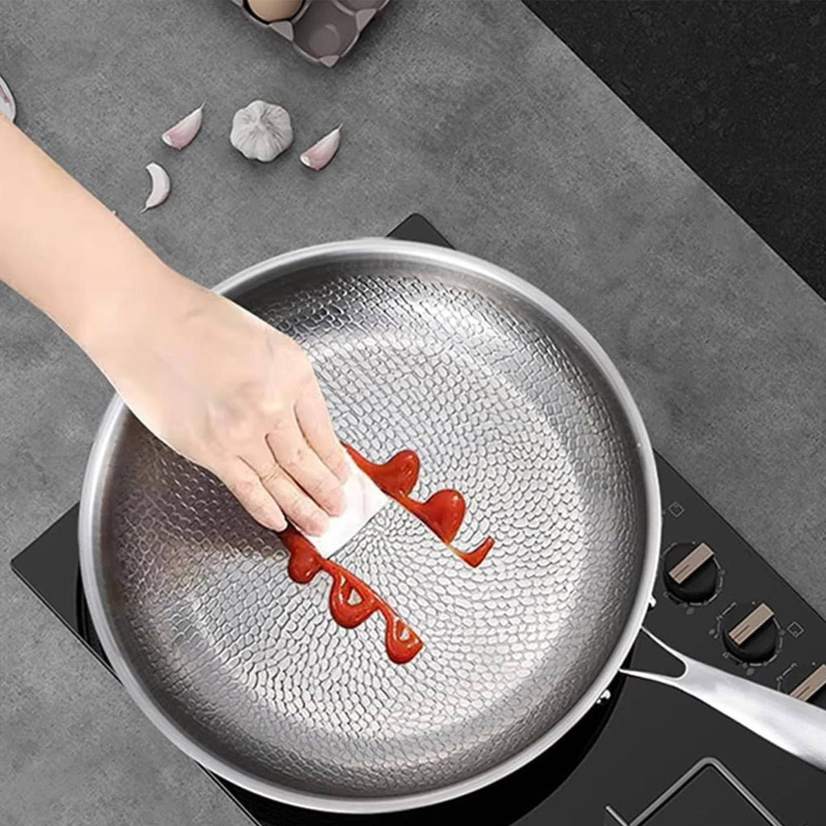 Eco-Friendly Non-Stick Cooking Pan for Effortless Meals