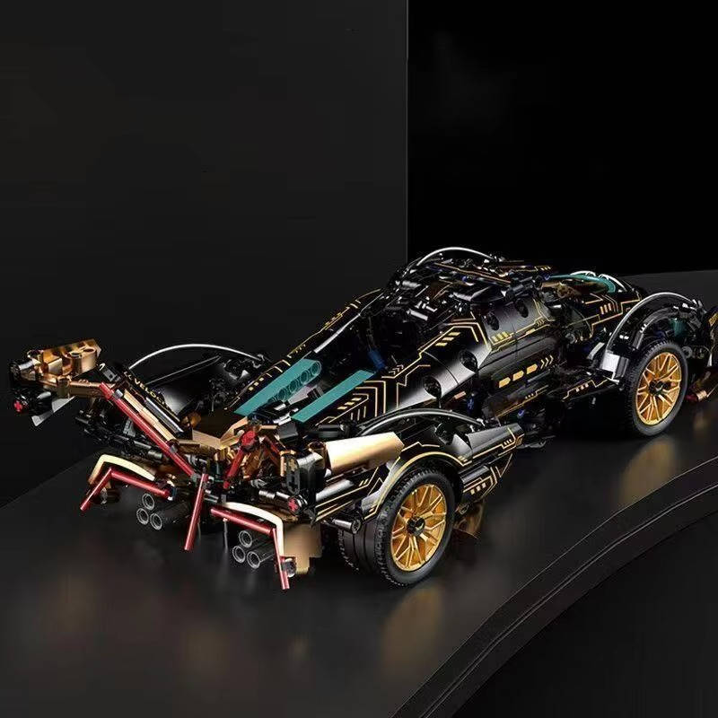 1690-Piece Supercar Model Construction Set