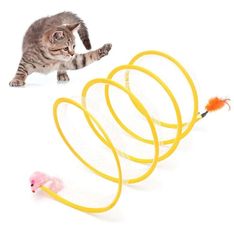 Curved Play Haven Cat Tunnel for Endless Adventure