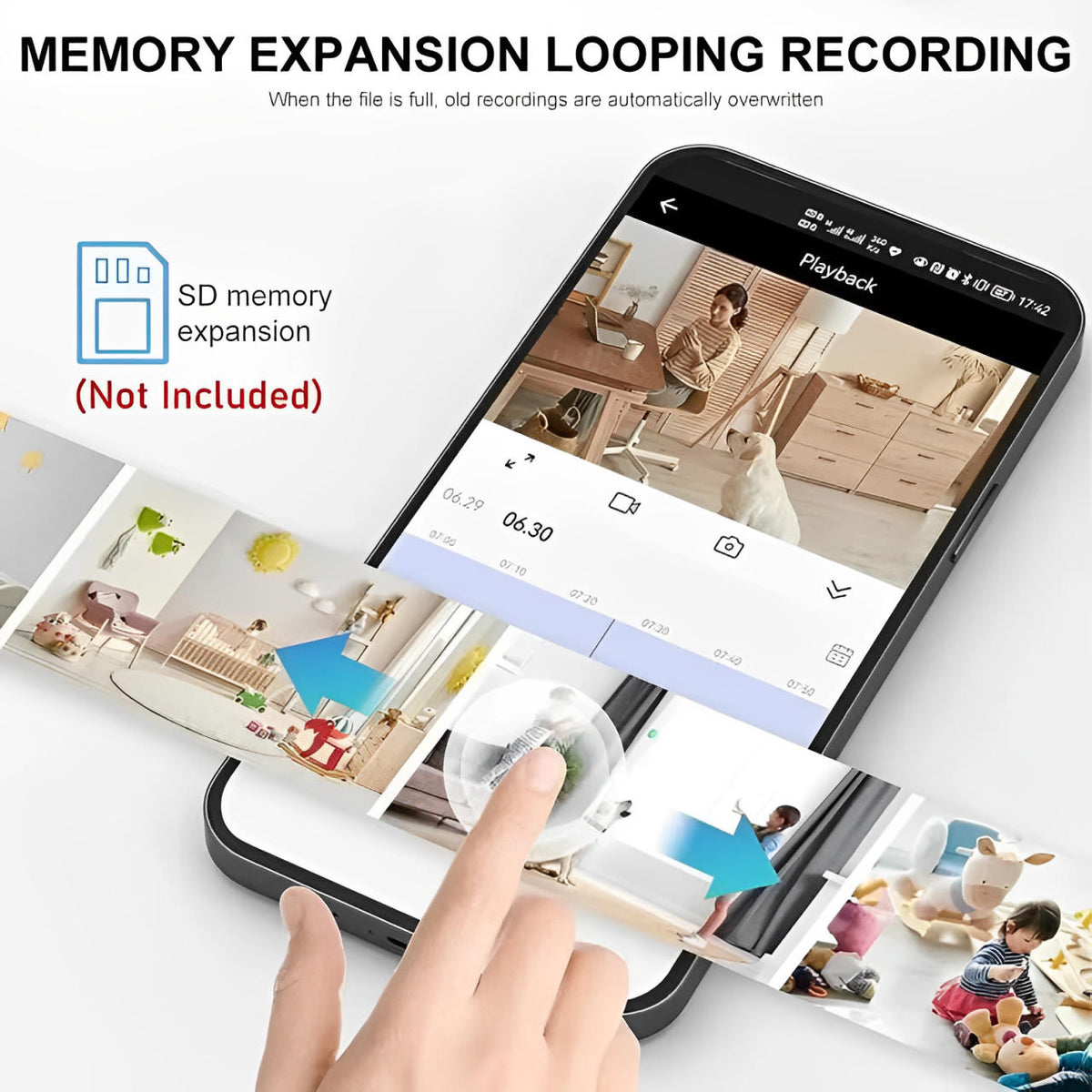 Compact Wireless Surveillance Camera for Home Security