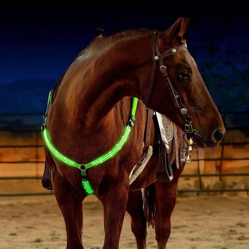 Illuminate Your Ride: Rechargeable LED Horse Safety Harness
