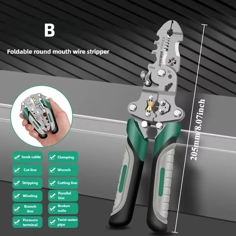 18-in-1 Precision Wire Stripper and Tool Set