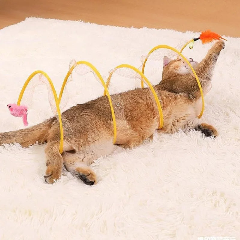 Curved Play Haven Cat Tunnel for Endless Adventure