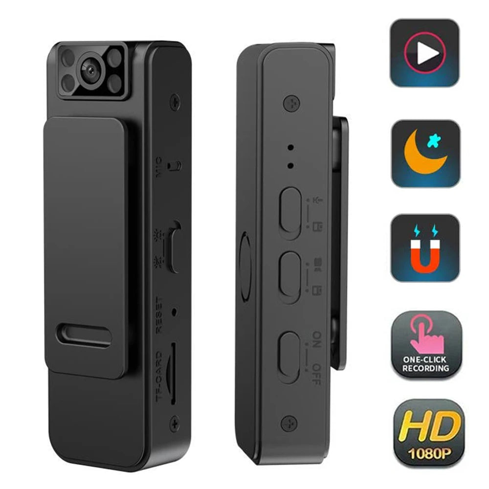 Compact HD Security Camera with Night Vision