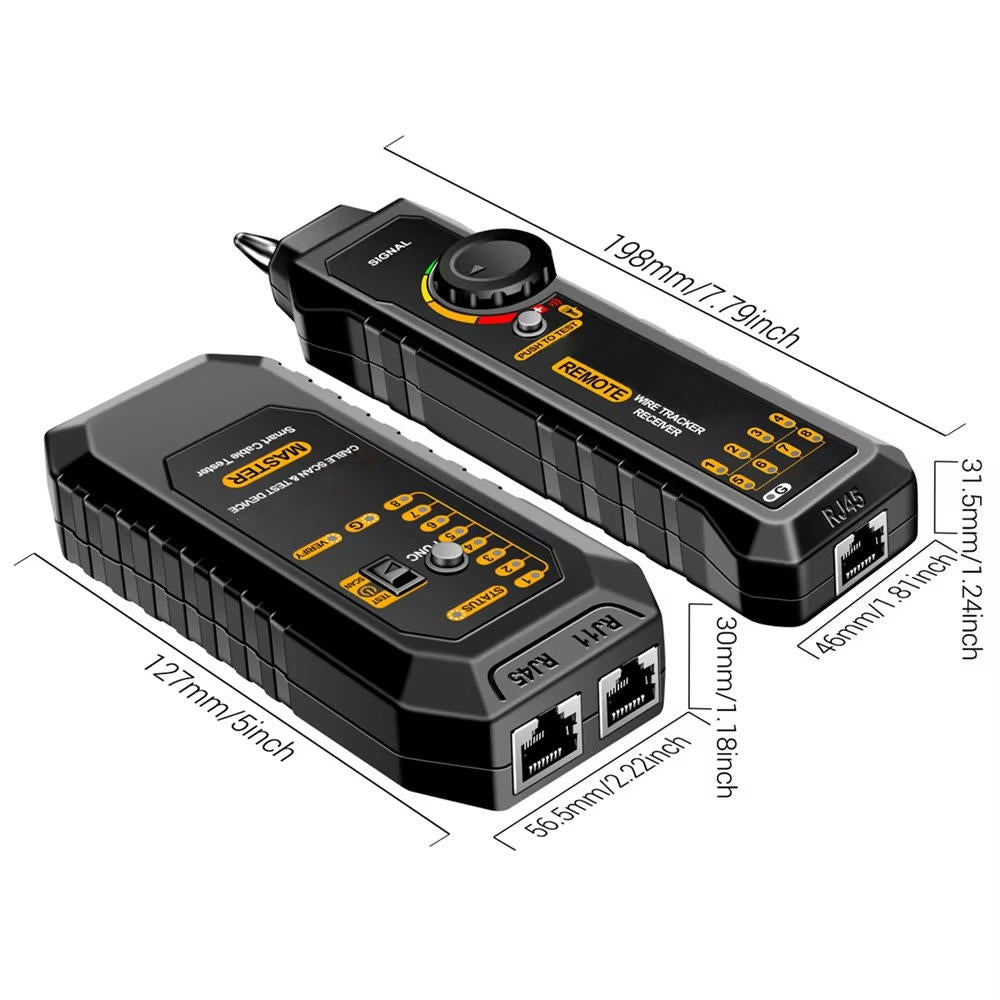 Precision Cable Tracer with LED Guidance