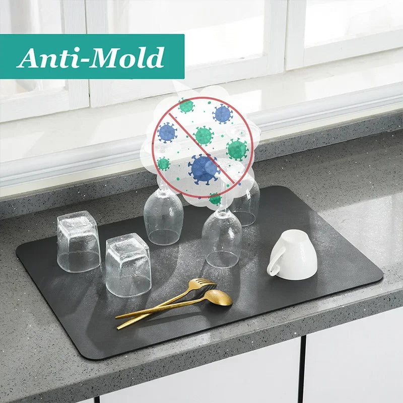 Ultra-Absorbent Countertop Drying Mat (30x40cm)