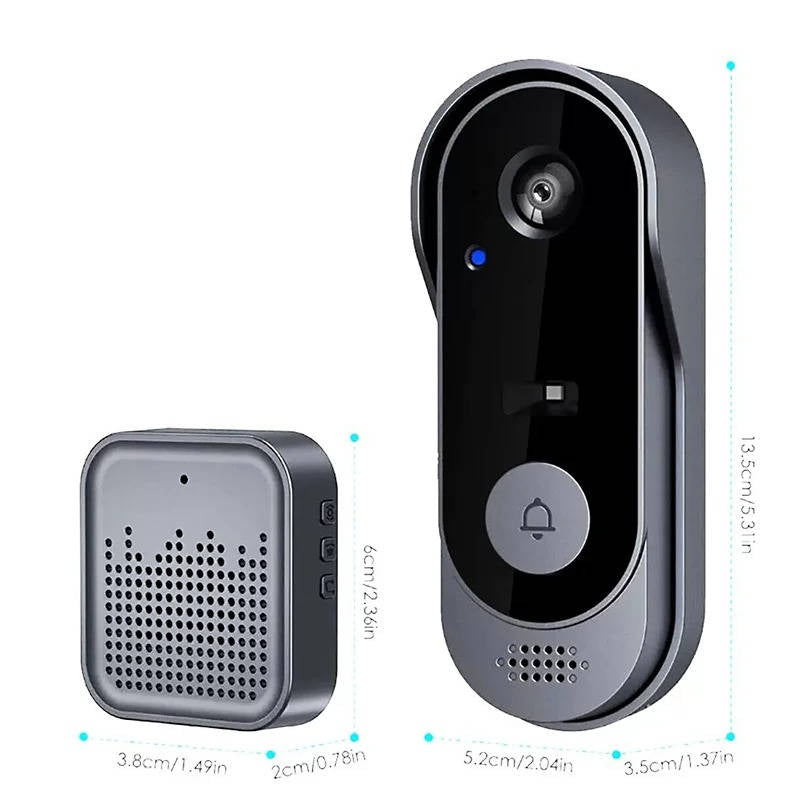 SmartGuard Wireless Video Doorbell – High-Definition Security with Night Vision