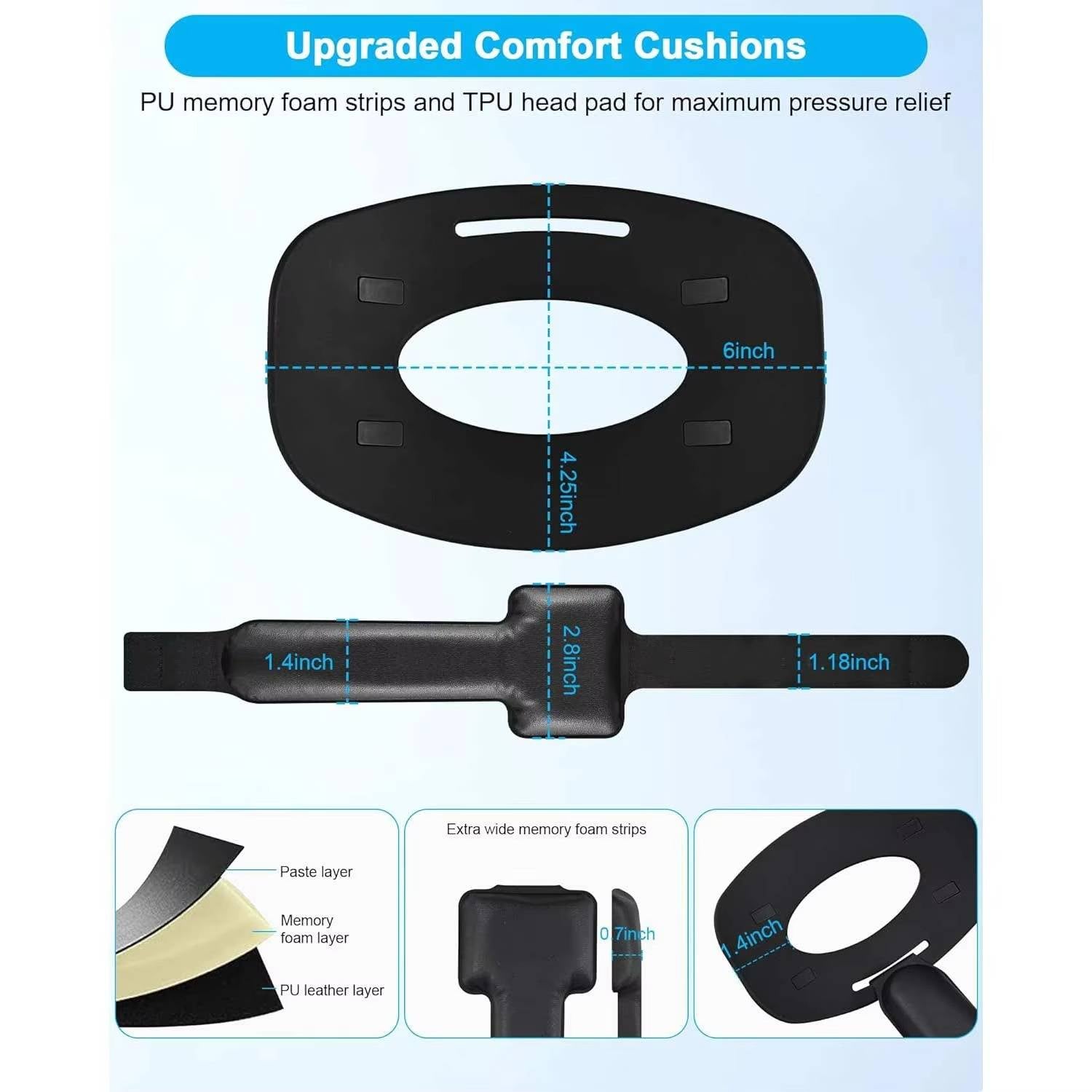 Comfort-First VR Head Harness with Quick Adjust Features
