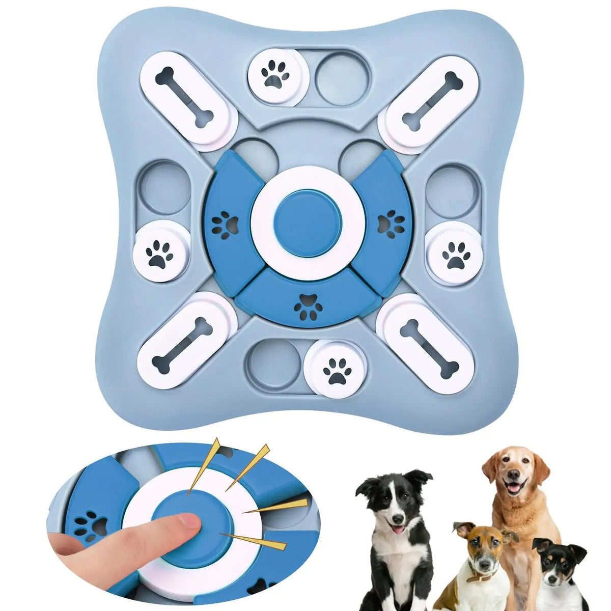 Engaging Slow Feed Dog Puzzle Toy for Healthy Eating